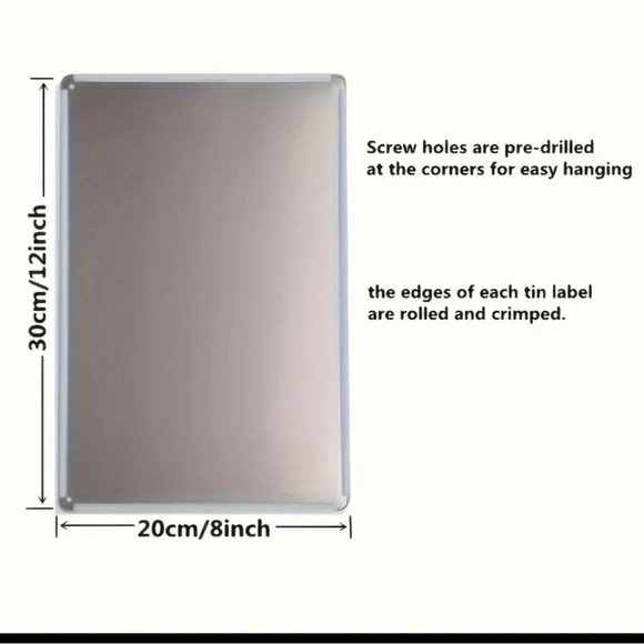 Vintage Garden And Patio-Themed Tin Signs She Sled - Picture 5 of 6